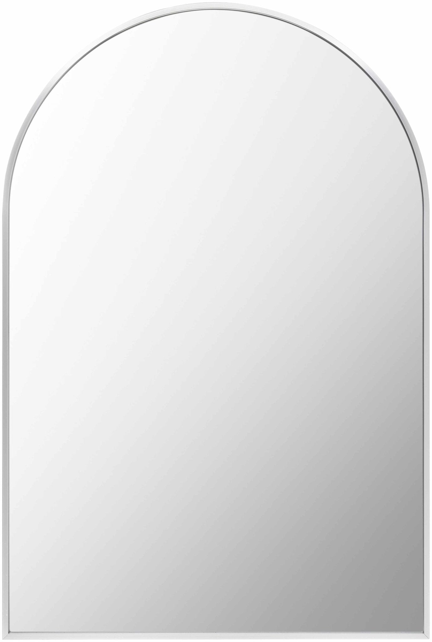 Brembilla Silver Gray Contemporary Mirror - Quahog Bay Bedding