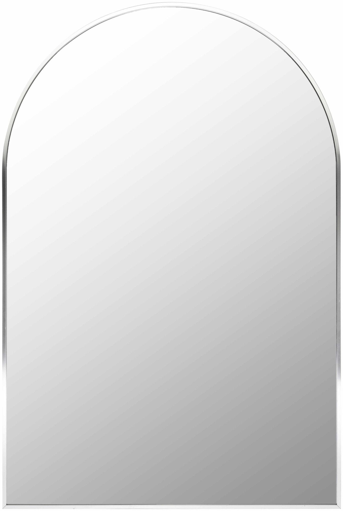 Brembilla Silver Gray Contemporary Mirror - Quahog Bay Bedding