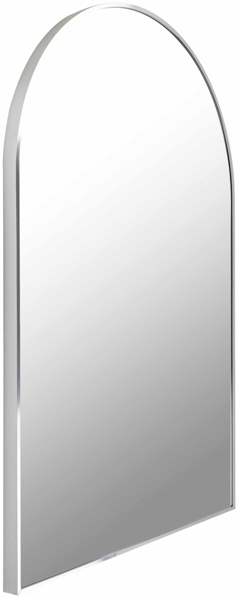 Brembilla Silver Gray Contemporary Mirror - Quahog Bay Bedding