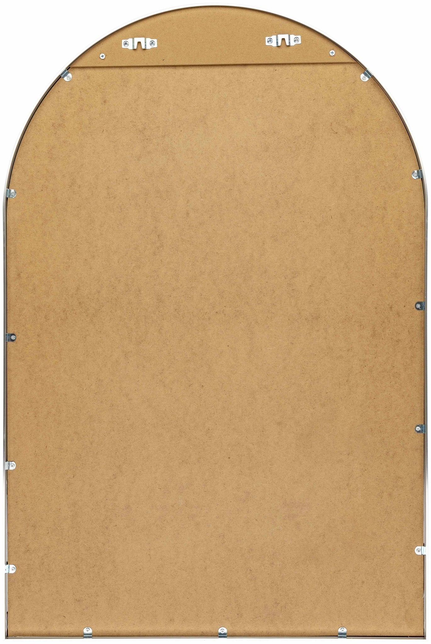 Brembilla Silver Gray Contemporary Mirror - Quahog Bay Bedding