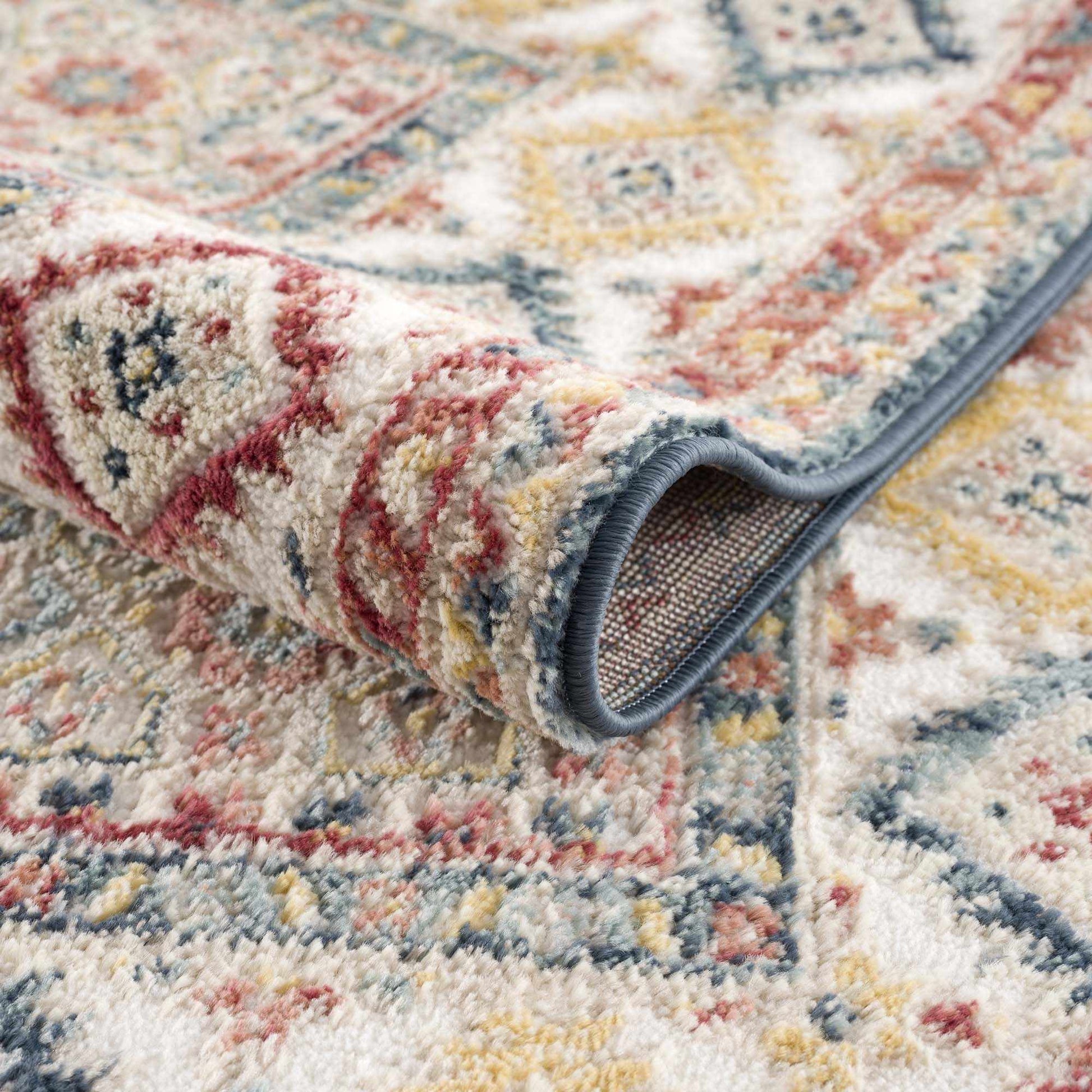 Brend Rust Medallion Area Rug - Clearance Rug Sale - Quahog Bay Bedding