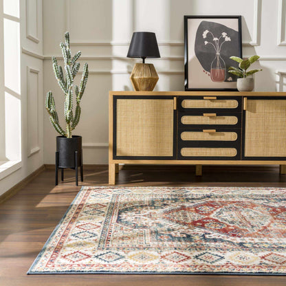 Brend Rust Medallion Area Rug - Clearance Rug Sale - Quahog Bay Bedding