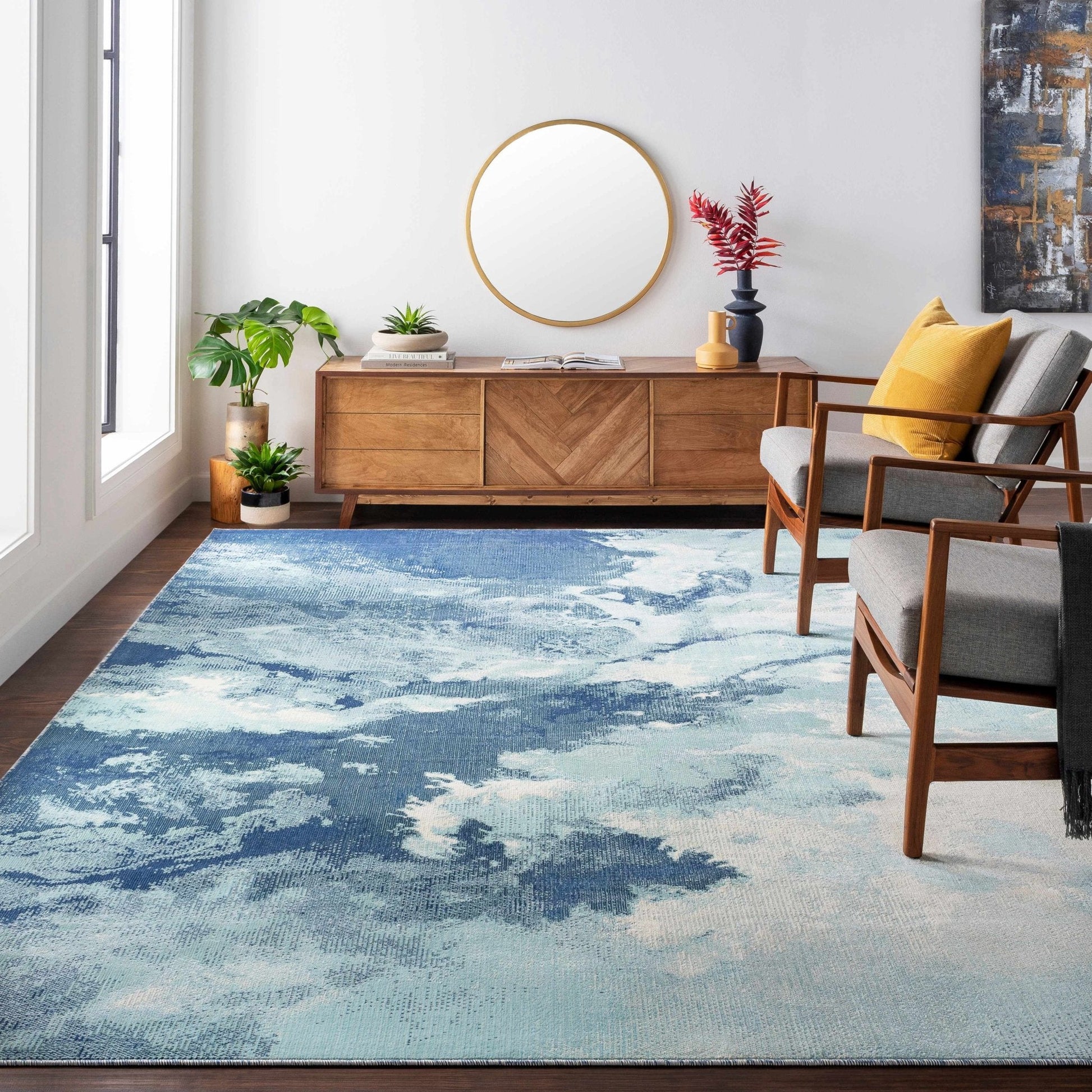 Bright Sky Indoor/Outdoor Rug - Quahog Bay Bedding