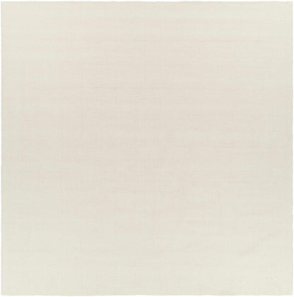 Brockton Solid Light Beige Wool Rug