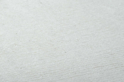 Brockton Solid Light Beige Wool Rug