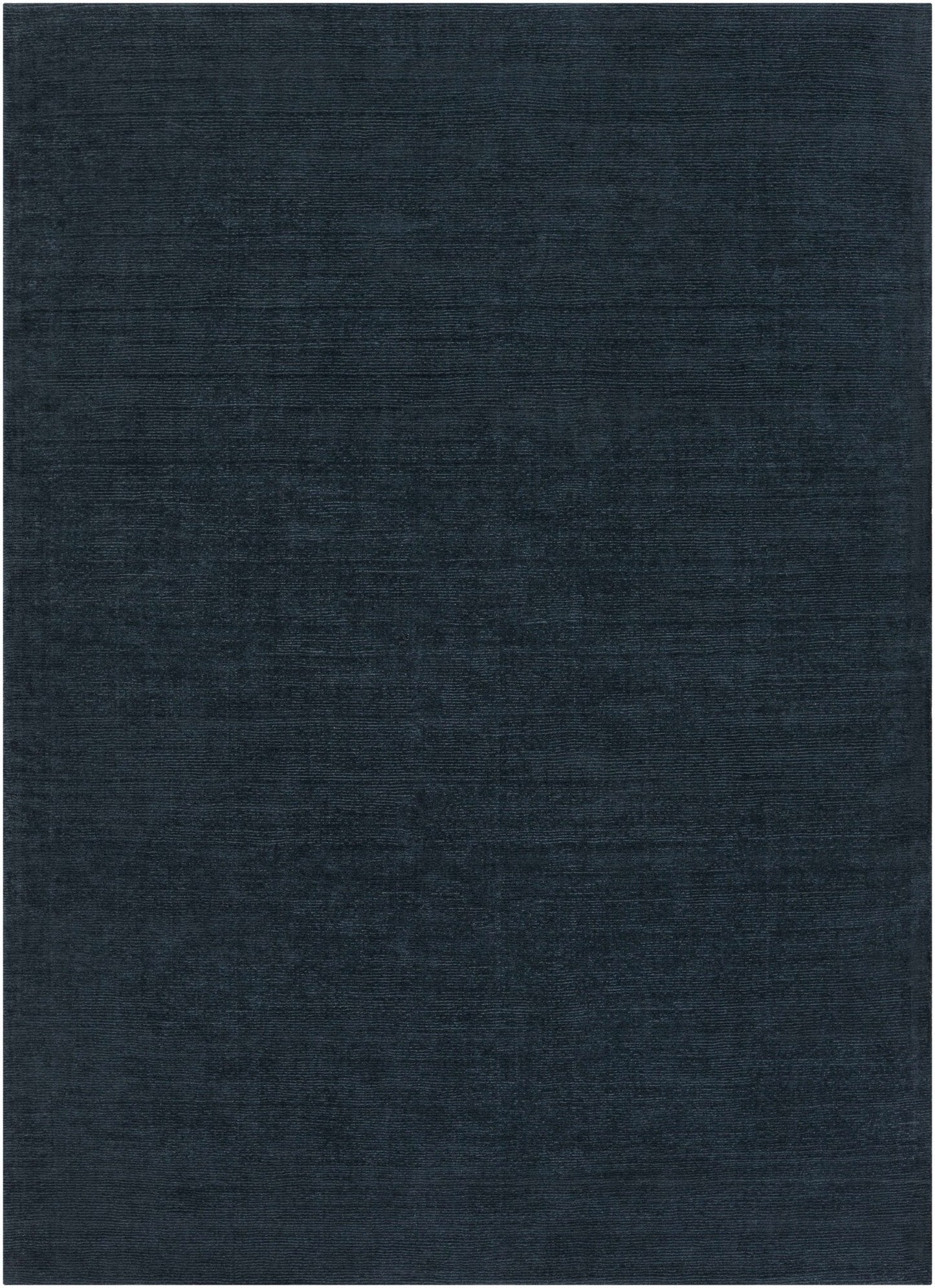 Brockton Solid Dark Blue Wool Rug - Quahog Bay Bedding