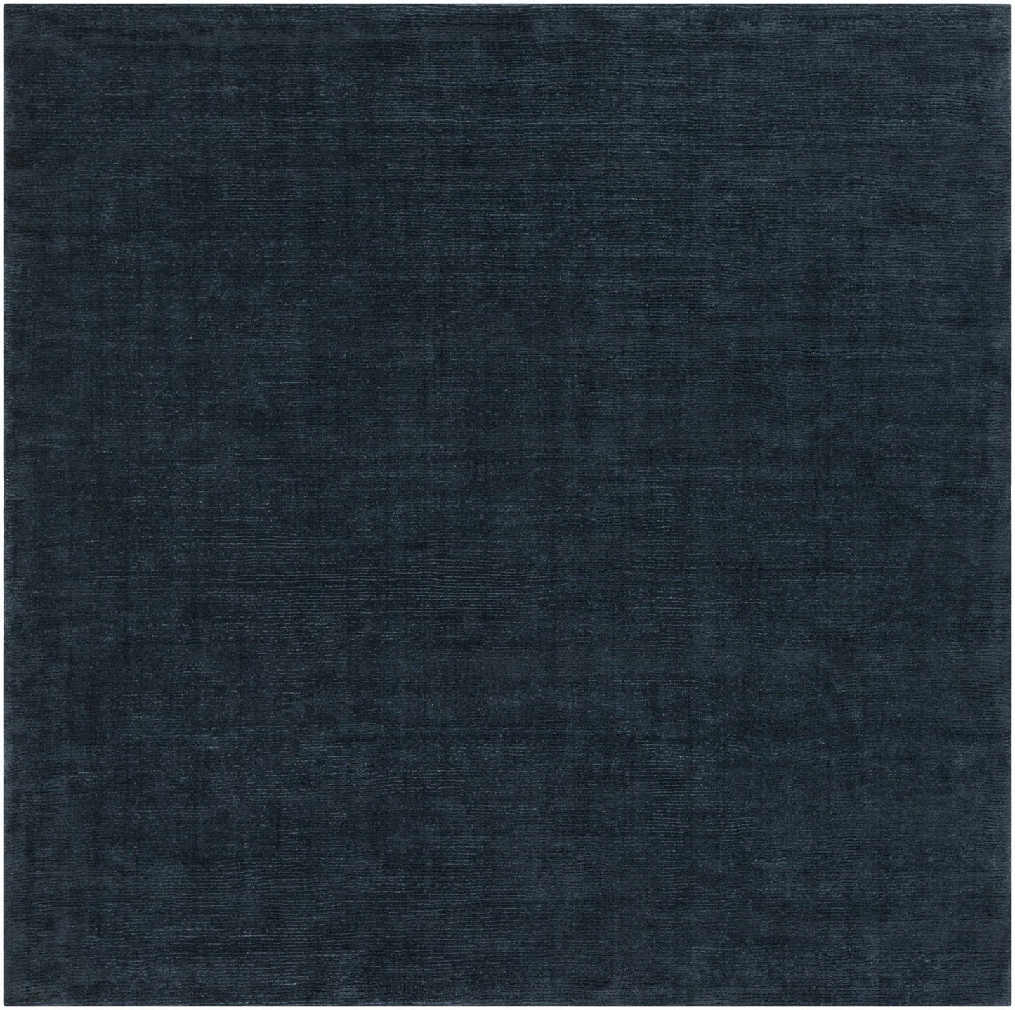 Brockton Solid Dark Blue Wool Rug - Quahog Bay Bedding