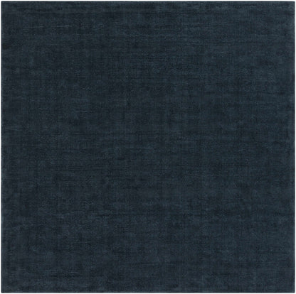Brockton Solid Dark Blue Wool Rug - Quahog Bay Bedding