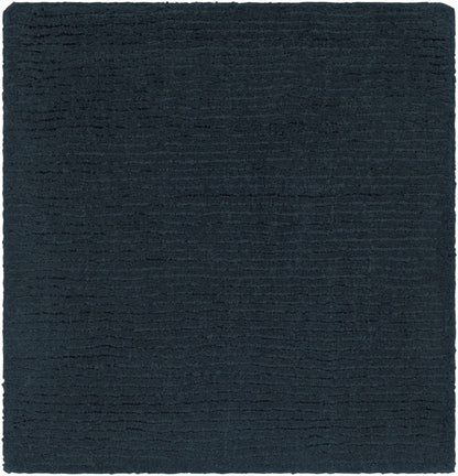 Brockton Solid Dark Blue Wool Rug - Quahog Bay Bedding