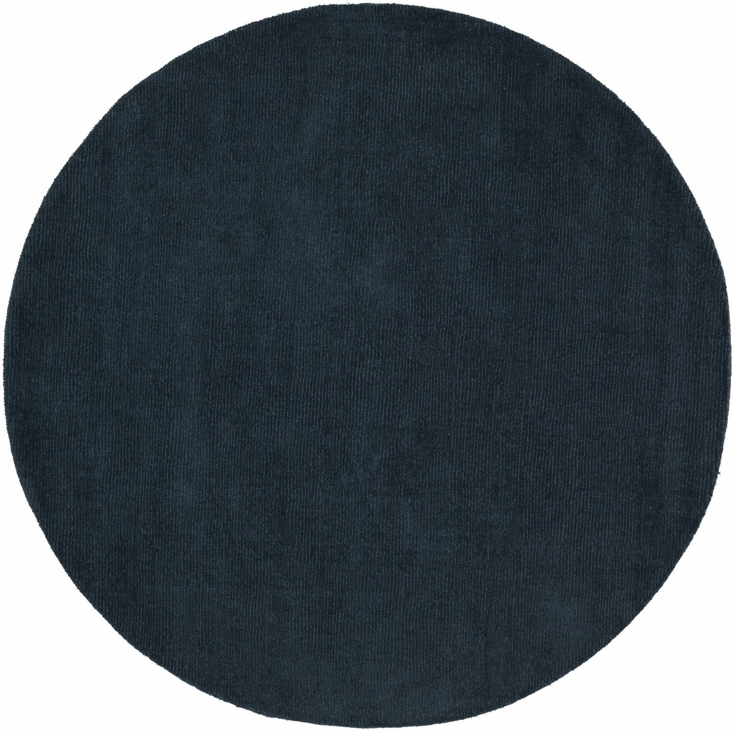 Brockton Solid Dark Blue Wool Rug - Quahog Bay Bedding
