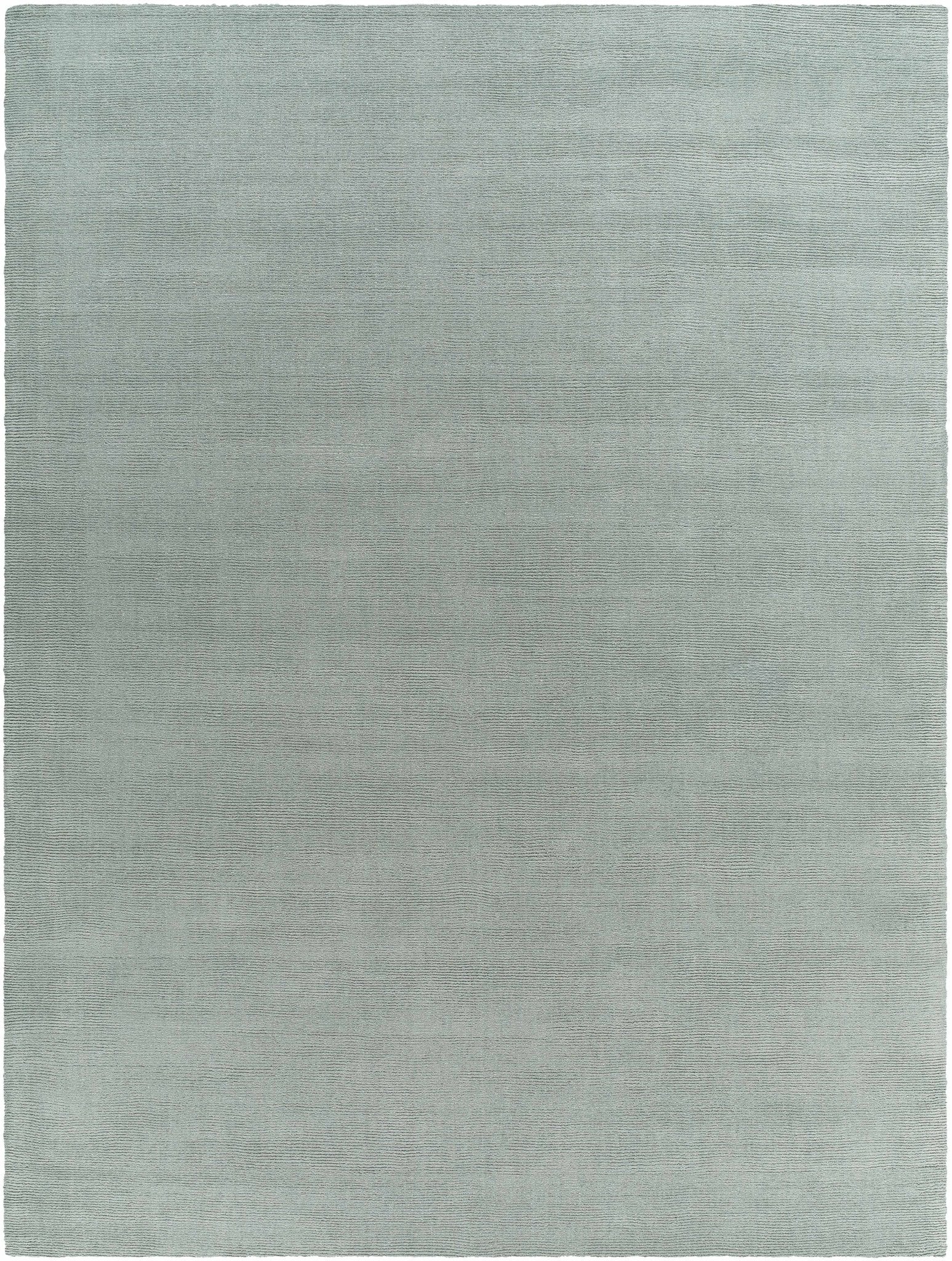 Brockton Solid Dusty Sage Wool Rug - Quahog Bay Bedding