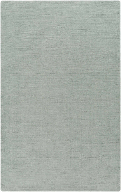 Brockton Solid Dusty Sage Wool Rug - Quahog Bay Bedding