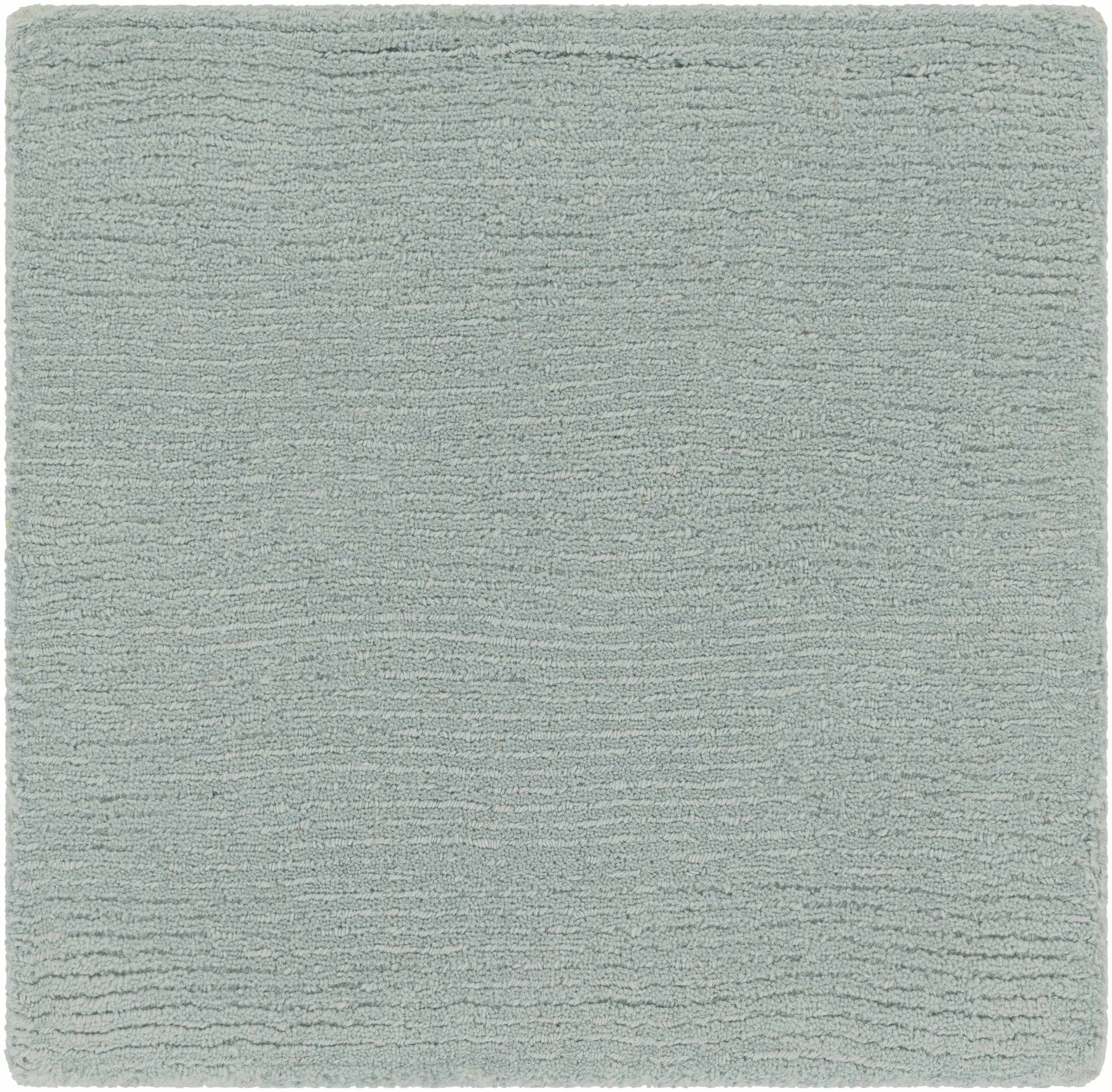 Brockton Solid Dusty Sage Wool Rug - Quahog Bay Bedding