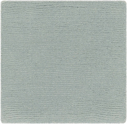 Brockton Solid Dusty Sage Wool Rug - Quahog Bay Bedding