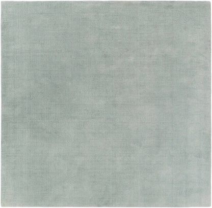 Brockton Solid Dusty Sage Wool Rug - Quahog Bay Bedding