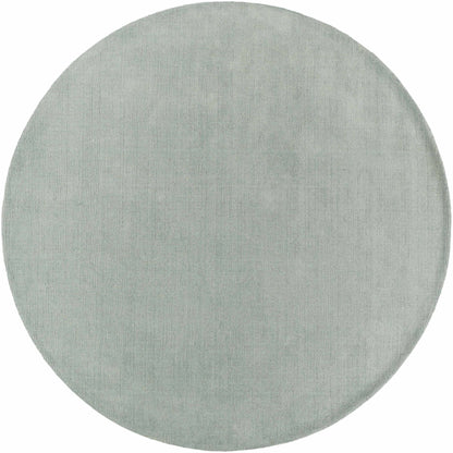Brockton Solid Dusty Sage Wool Rug - Quahog Bay Bedding