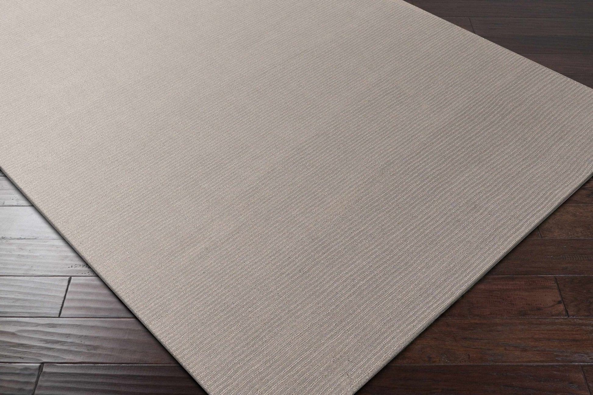 Brockton Solid Gray Wool Rug - Quahog Bay Bedding