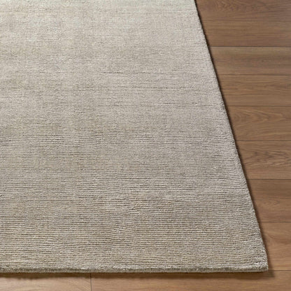 Brockton Solid Gray Wool Rug - Quahog Bay Bedding