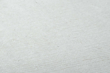 Brockton Solid Light Beige Wool Rug - Quahog Bay Bedding