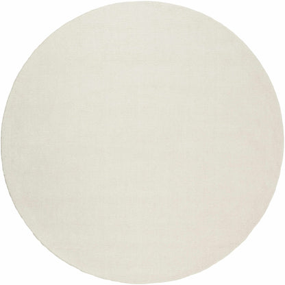 Brockton Solid Light Beige Wool Rug - Quahog Bay Bedding