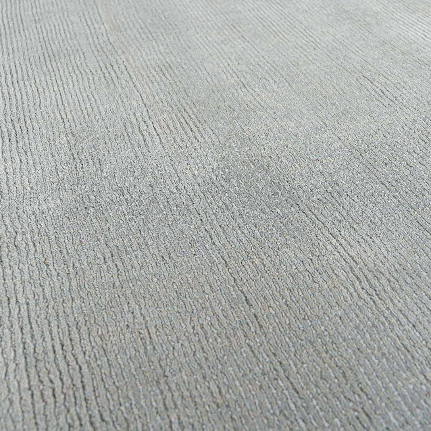 Brockton Solid Light Gray Wool Rug - Quahog Bay Bedding