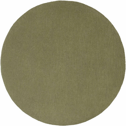 Brockton Solid Sage Green Wool Rug - Quahog Bay Bedding