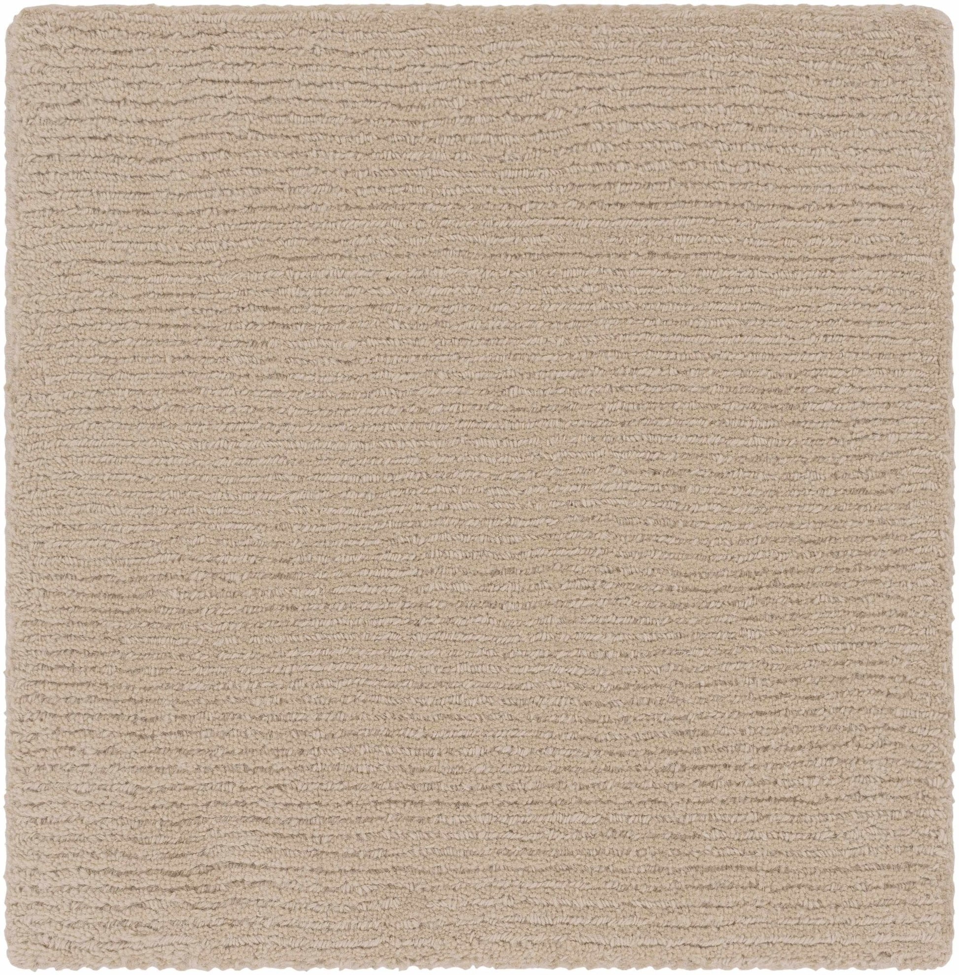 Brockton Solid Tan Wool Rug - Quahog Bay Bedding