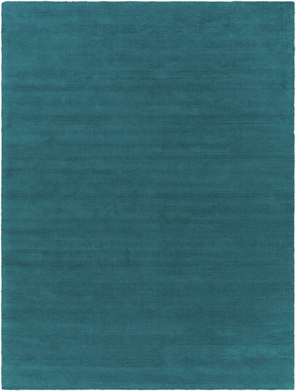 Brockton Solid Teal Wool Rug - Quahog Bay Bedding