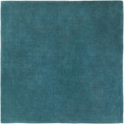 Brockton Solid Teal Wool Rug - Quahog Bay Bedding