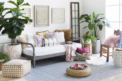 Brookneal Pouf - Quahog Bay Bedding