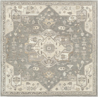 Broomfield 1196 Hand Tufted Taupe Wool Rug - Quahog Bay Bedding