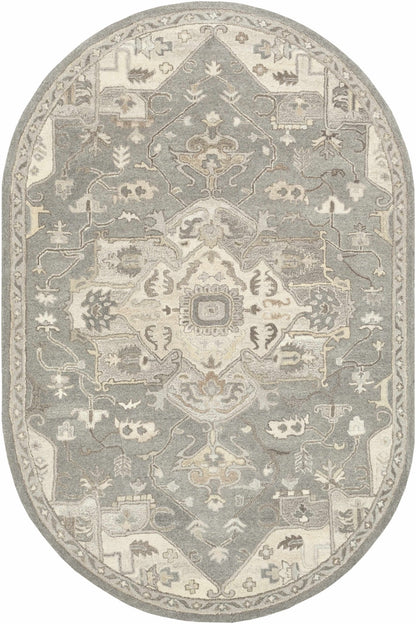 Broomfield 1196 Hand Tufted Taupe Wool Rug - Quahog Bay Bedding