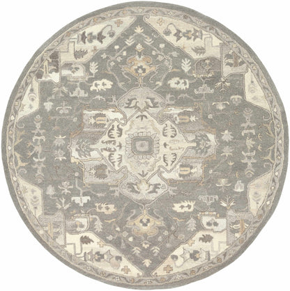 Broomfield 1196 Hand Tufted Taupe Wool Rug - Quahog Bay Bedding