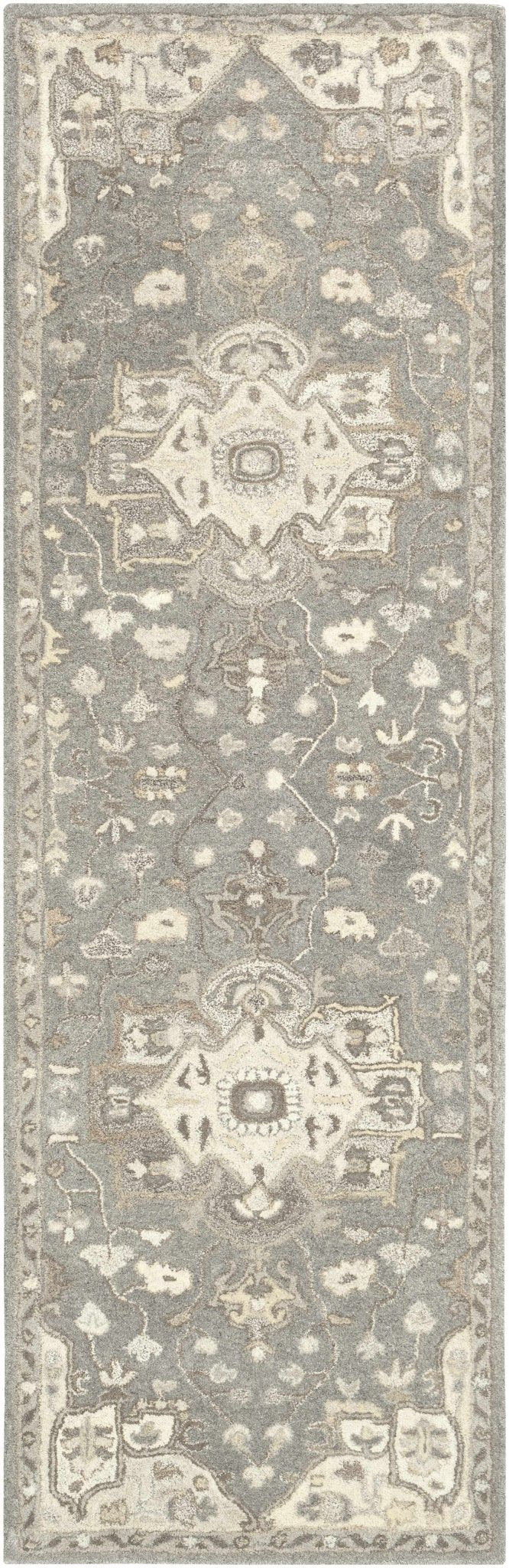 Broomfield 1196 Hand Tufted Taupe Wool Rug - Quahog Bay Bedding