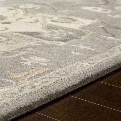 Broomfield 1196 Hand Tufted Taupe Wool Rug - Quahog Bay Bedding