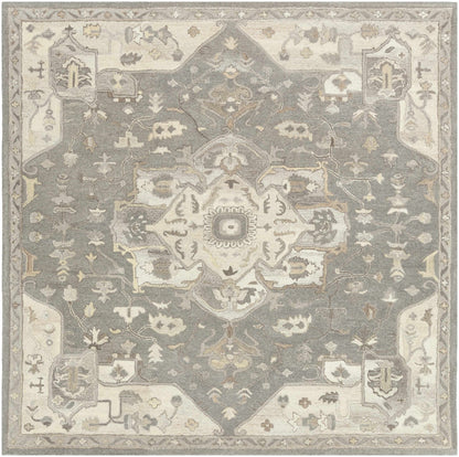 Broomfield 1196 Hand Tufted Taupe Wool Rug - Quahog Bay Bedding