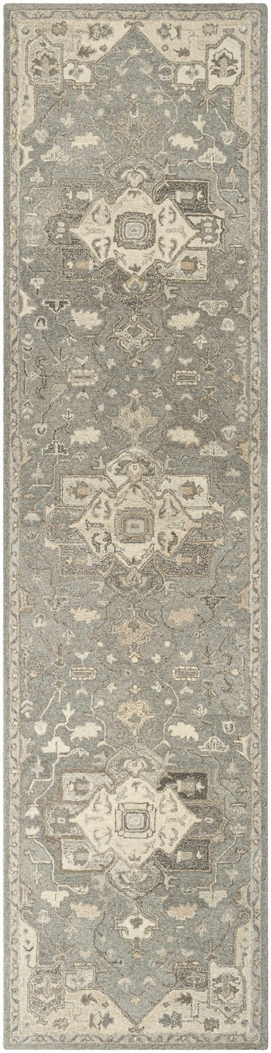 Broomfield 1196 Hand Tufted Taupe Wool Rug - Quahog Bay Bedding