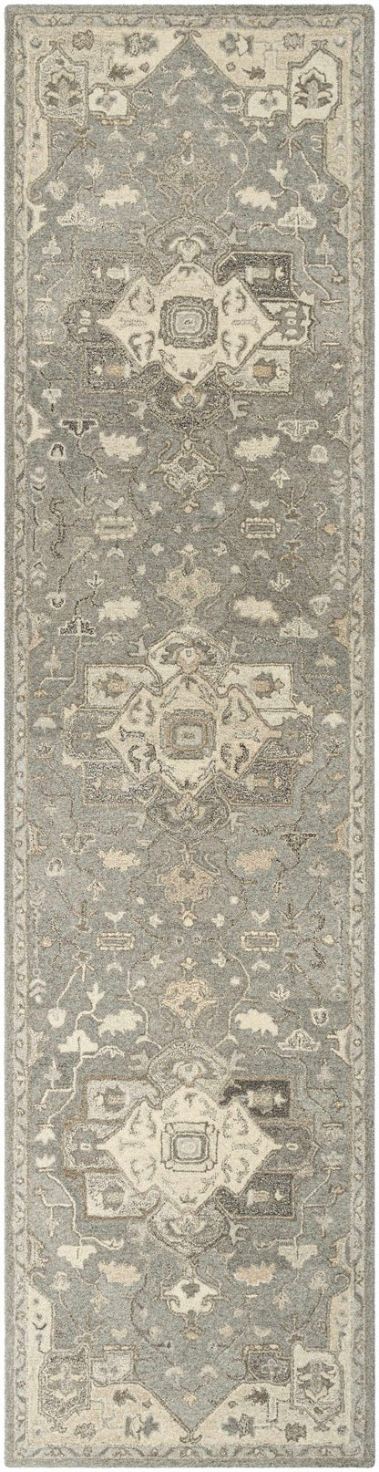 Broomfield 1196 Hand Tufted Taupe Wool Rug - Quahog Bay Bedding
