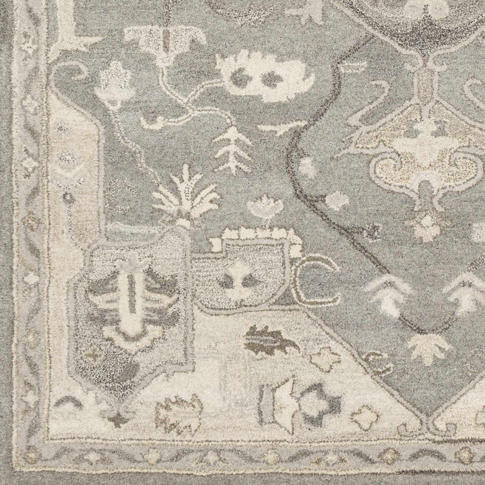 Broomfield 1196 Hand Tufted Taupe Wool Rug - Quahog Bay Bedding