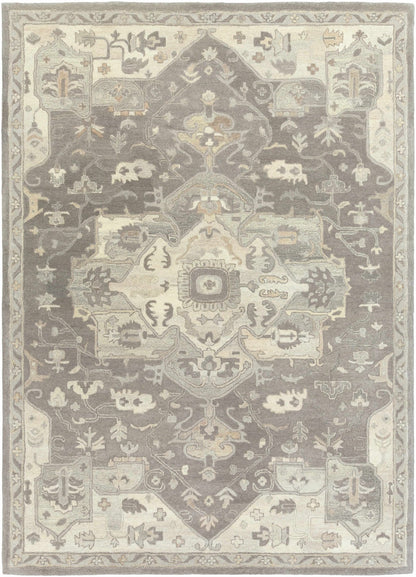 Broomfield 1196 Hand Tufted Taupe Wool Rug - Quahog Bay Bedding