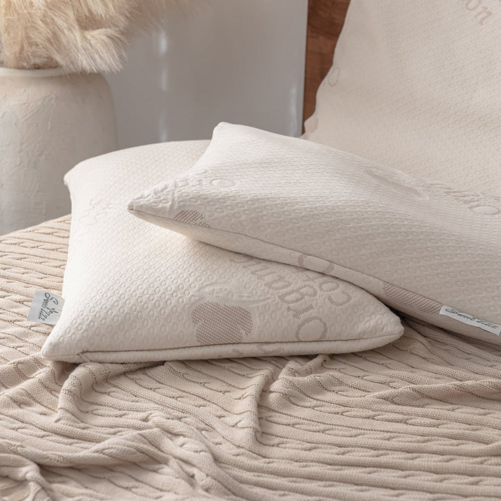 Buckwheat Pillow | Cooling, Adjustable Support | Sweet Zzz - Quahog Bay Bedding