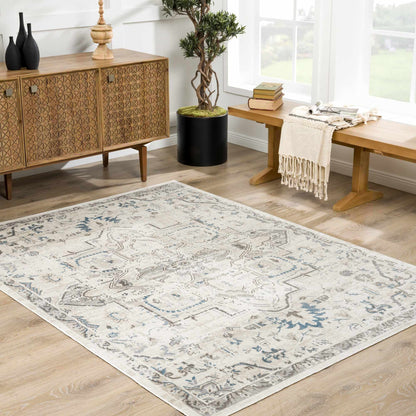 Cabacungan Cream Washable Area Rug - Clearance Rugs On Sale - Quahog Bay Bedding