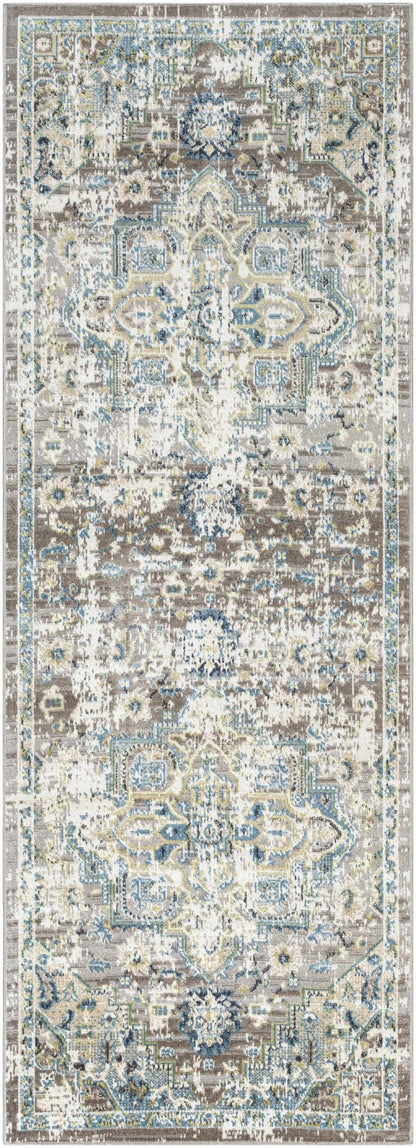 Cabacungan Gray & Blue - Washable Area Rugs - Quahog Bay Bedding
