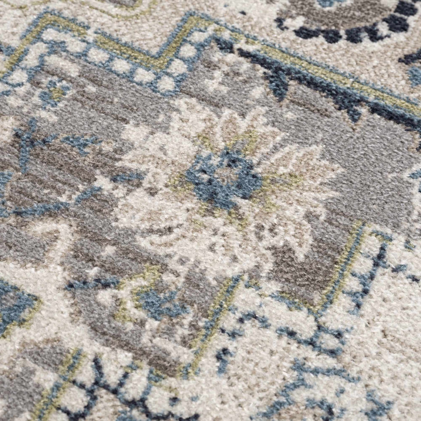 Cabacungan Gray & Blue - Washable Area Rugs - Quahog Bay Bedding