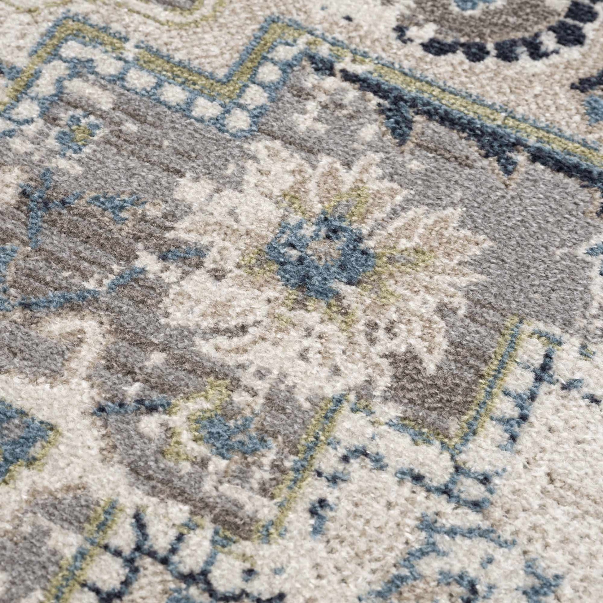 Cabacungan Gray & Blue - Washable Area Rugs - Quahog Bay Bedding