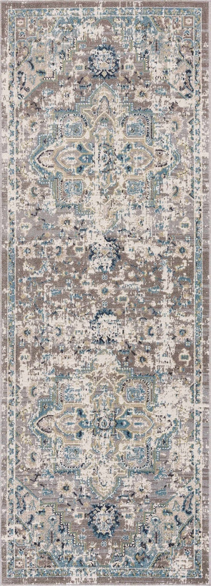 Cabacungan Gray & Blue - Washable Area Rugs - Quahog Bay Bedding