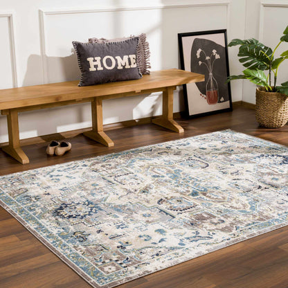 Cabacungan Gray & Blue - Washable Area Rugs - Quahog Bay Bedding