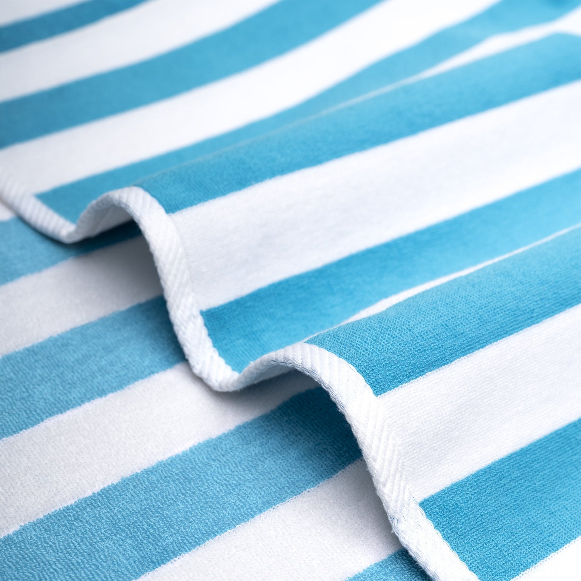 Cabana Striped Cotton Beach Towels 4 Pack - Quahog Bay Bedding