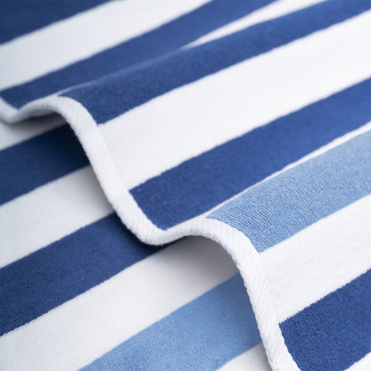 Cabana Striped Cotton Beach Towels 4 Pack - Quahog Bay Bedding