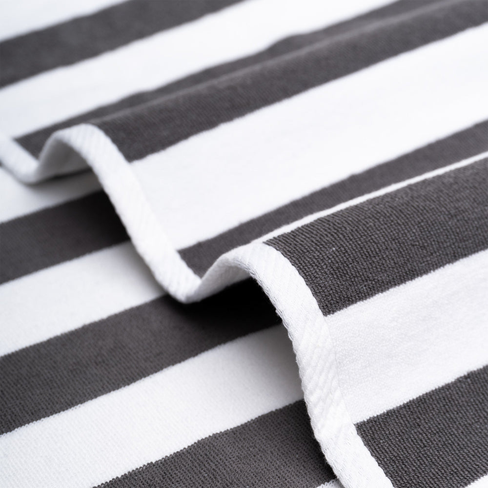 Cabana Striped Cotton Beach Towels 4 Pack - Quahog Bay Bedding